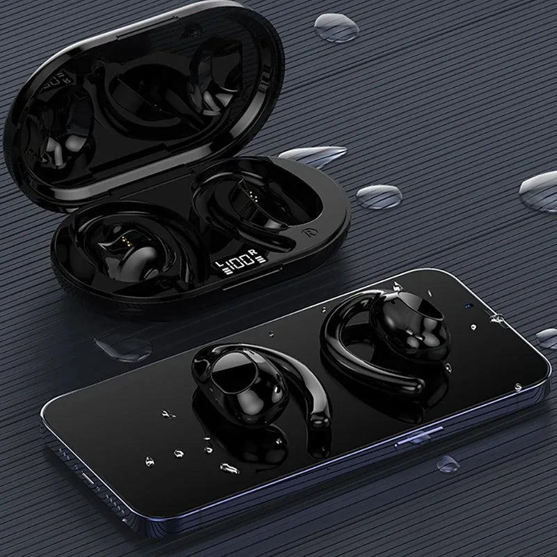 XIAOMI Mijia Wireless Bluetooth Earphones Open Ear TWS Headphones I68 EarHooks Sports Headset Bone Conduction Earbuds With Mic